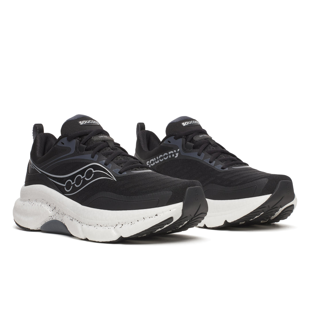 Men's Saucony Omni St 23 - Black Silver