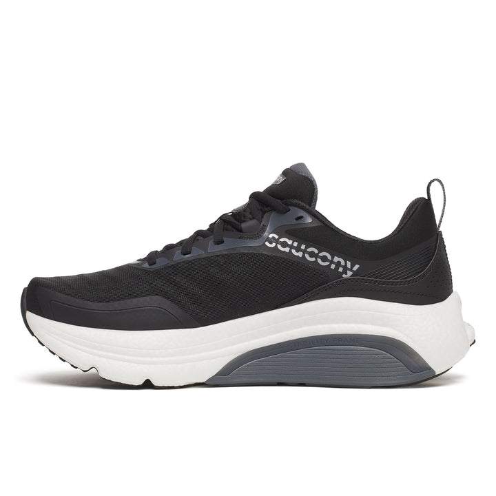 Men's Saucony Omni St 23 - Black Silver