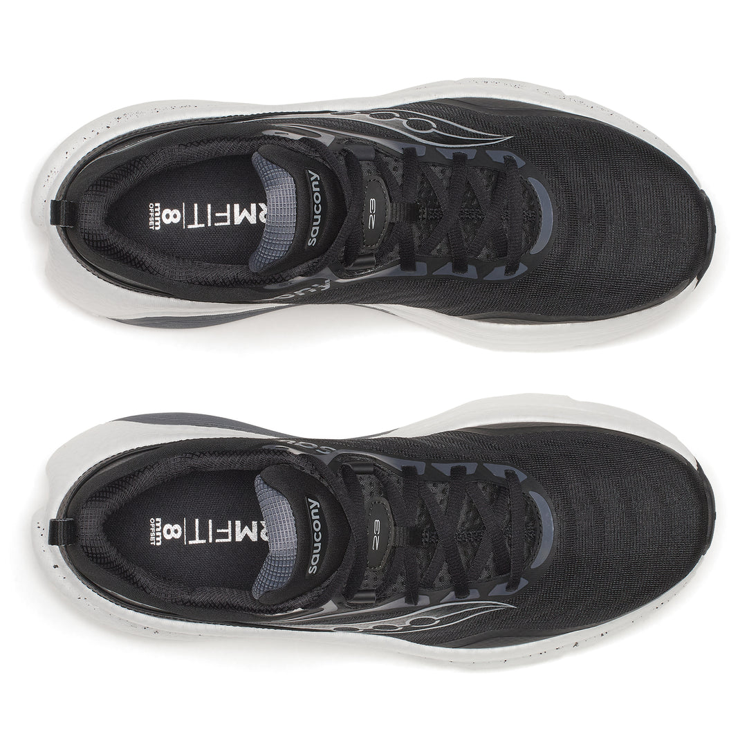 Men's Saucony Omni St 23 - Black Silver