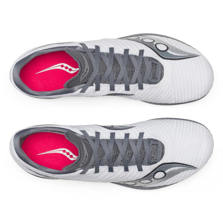 Unisex Saucony Velocity Mp - White Carbon