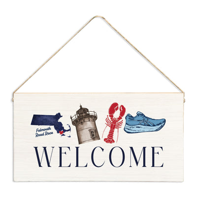 *Falmouth Road Race Icons Twine Sign