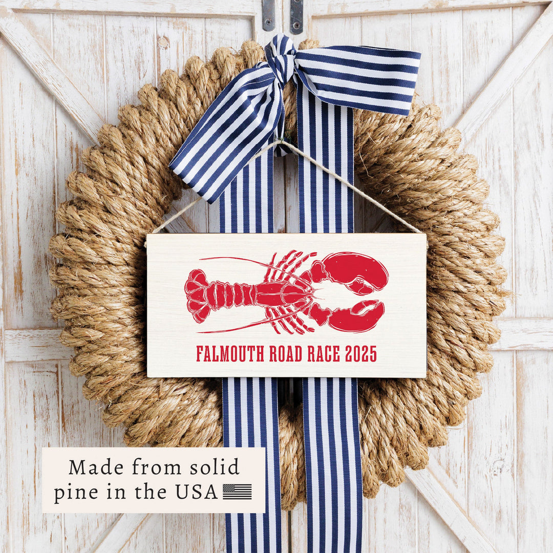 *Lobster 2025 Falmouth Road Race Twine Sign