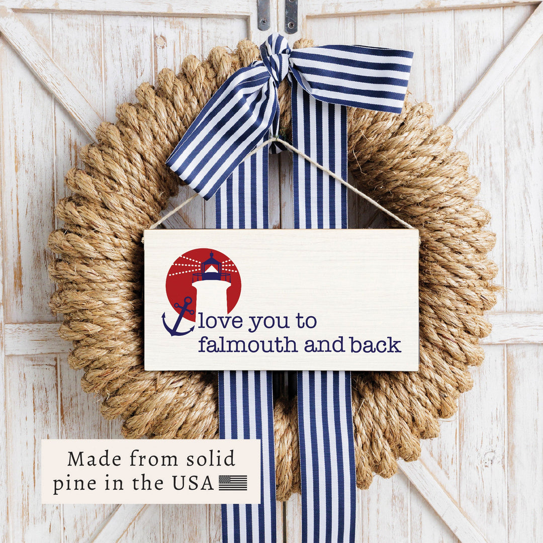 *Love You to Falmouth Road Race Twine Sign