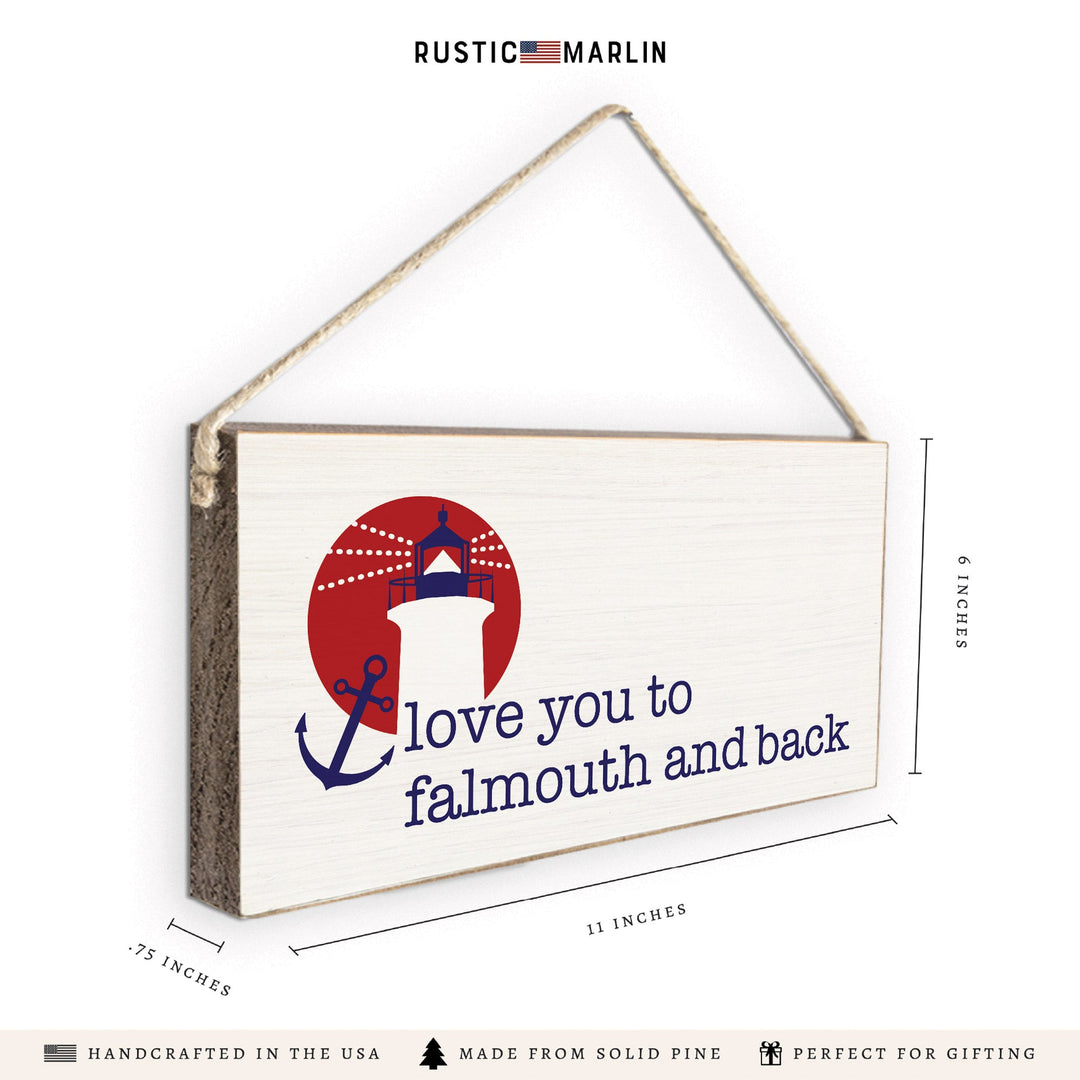 *Love You to Falmouth Road Race Twine Sign