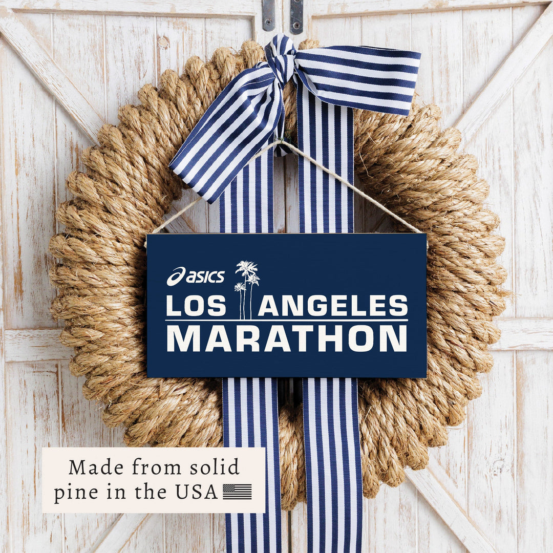 *Los Angeles Marathon Blue TwineSign