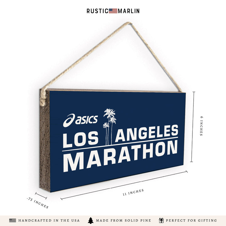 *Los Angeles Marathon Blue TwineSign