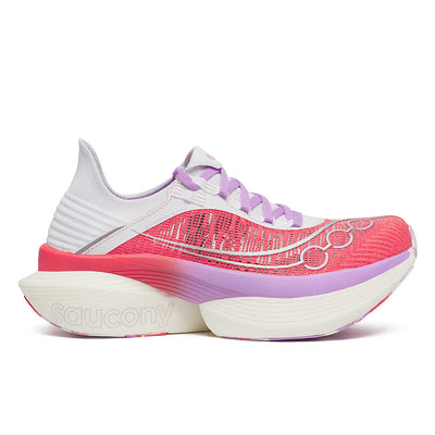 Saucony Endorphin Elite 2 unisex - Blanco coral