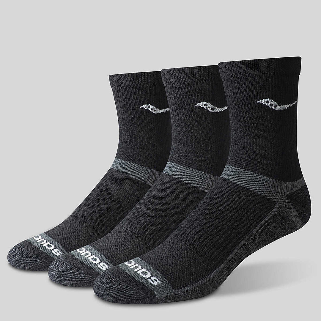 Saucony Inferno Cushion Mid-Crew 3-Pack Sock (S311003)