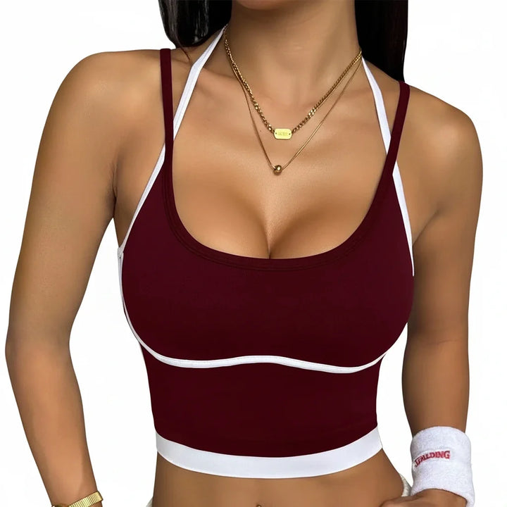 Women’s Supportive Color Block Workout Top