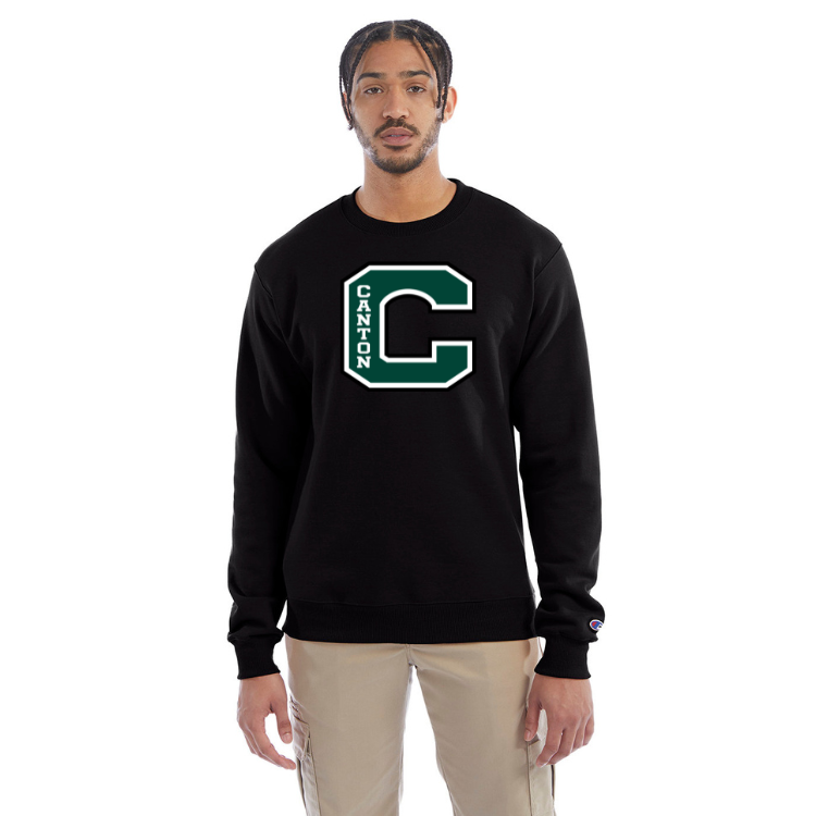 Sudadera con cuello redondo Champion de Amherst Track and Field (S600)