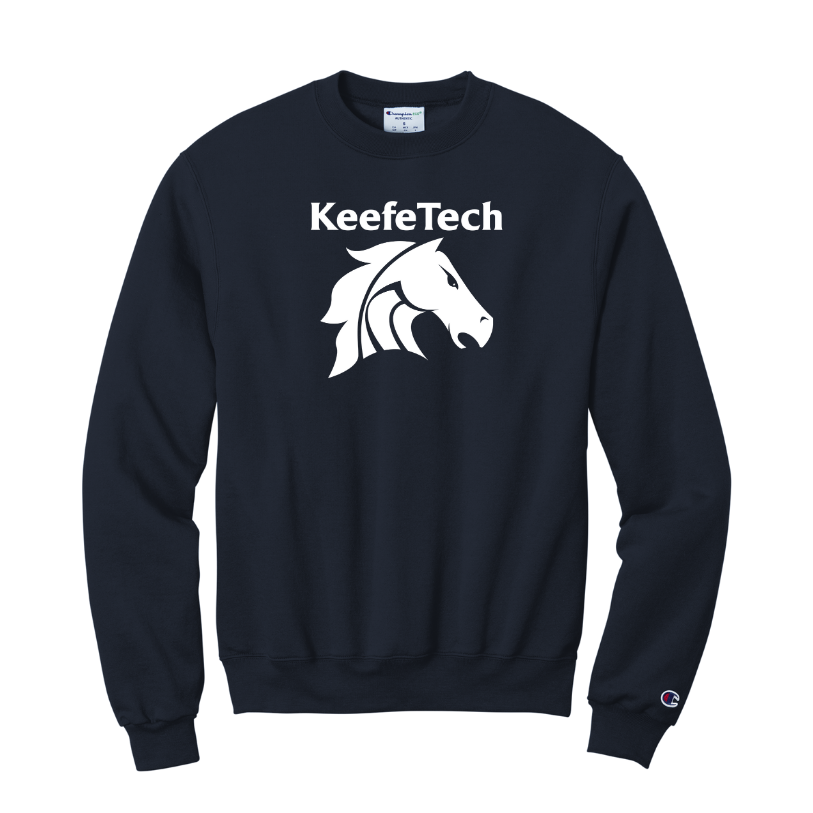 Keefe Tech High School - Champion Crewneck Sweatshirt (S600)