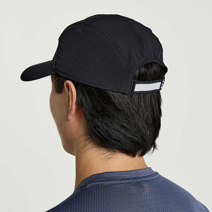 Saucony Outpace Hat - Black - UNISEX (SAU900013-BKGR)