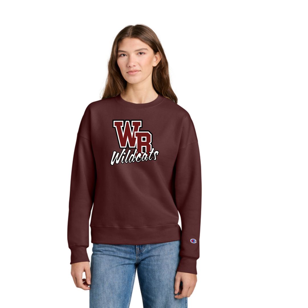 Howard School - West Bridgewater-Champion® Women’s Powerblend® Crewneck Sweatshirt (SL650)