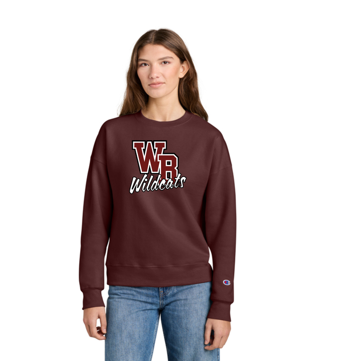 Howard School - West Bridgewater-Champion® Women’s Powerblend® Crewneck Sweatshirt (SL650)