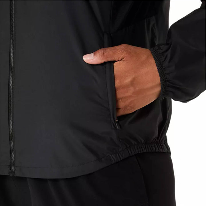 Falmouth Road Race FINISHER - ASICS Women's Silver Jacket Black (2012D148) (FRR-FIN-07)