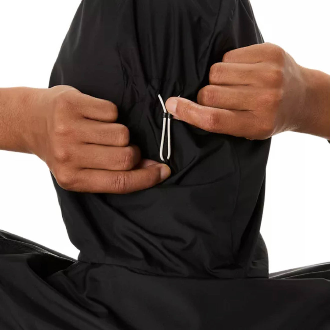 Falmouth Road Race FINISHER - ASICS Women's Silver Jacket Black (2012D148) (FRR-FIN-06)