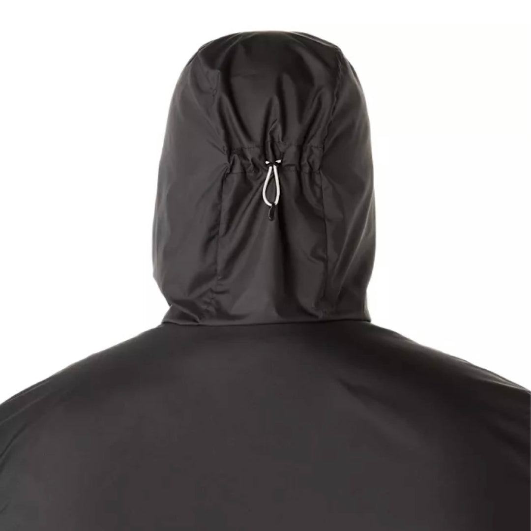 Falmouth Road Race FINISHER - ASICS Men's Silver Jacket Black (2011D235) (FRR-FIN-08)