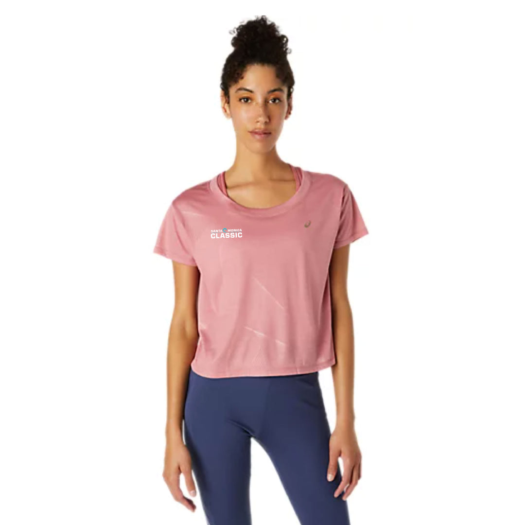 Santa Monica Classic 2025 - ASICS Women's Nagare Short Sleeve Tee Smokey Rose (2012c097) (SMC25-03)