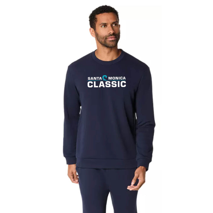 Santa Monica Classic 2025 - ASICS Sweat Crew Neck Top Midnight (2031E908) (SMC25-01)