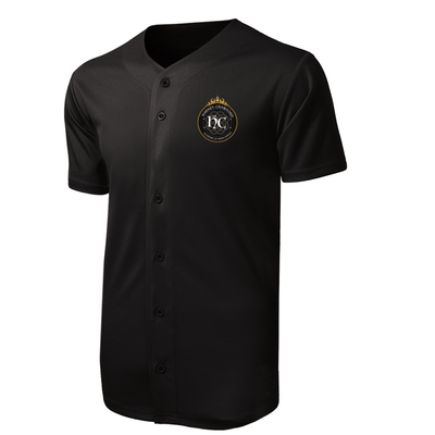 HCA - Jersey deportivo de malla resistente con botones completos Sport-Tek® para adultos (ST220)