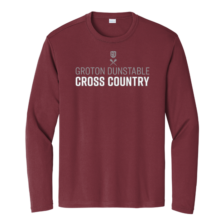 Groton Dunstable Cross Country - Men's Performance Long Steeve Tee (ST350LS)