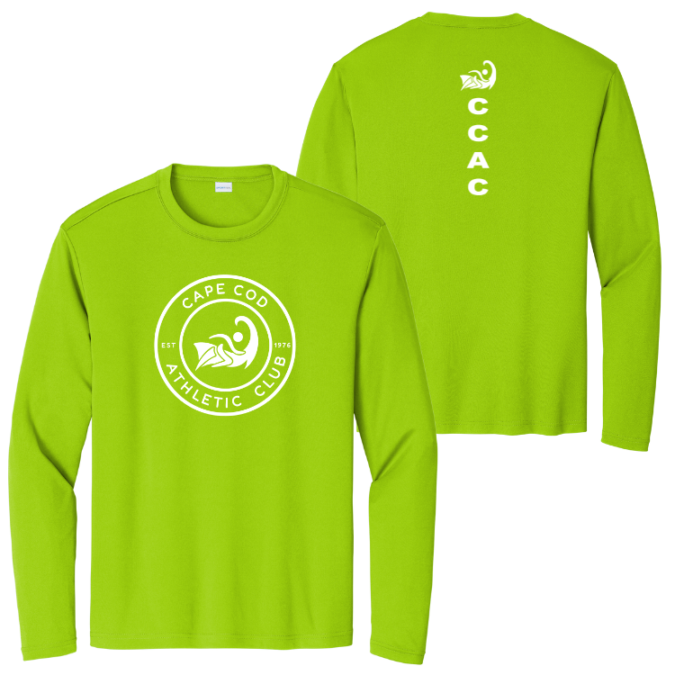 Cape Cod Athletic Club - Camiseta de competición de manga larga Sport-Tek® para hombre (ST350LS)