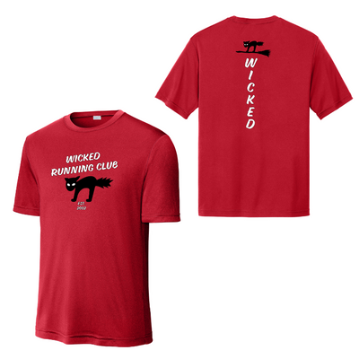 Wicked Running Club - Camiseta deportiva para hombre (ST350)