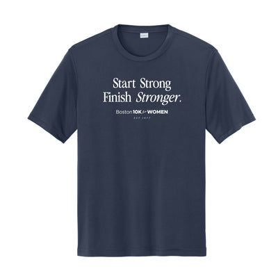 Camiseta deportiva unisex de la Boston 10K para mujer (ST350)