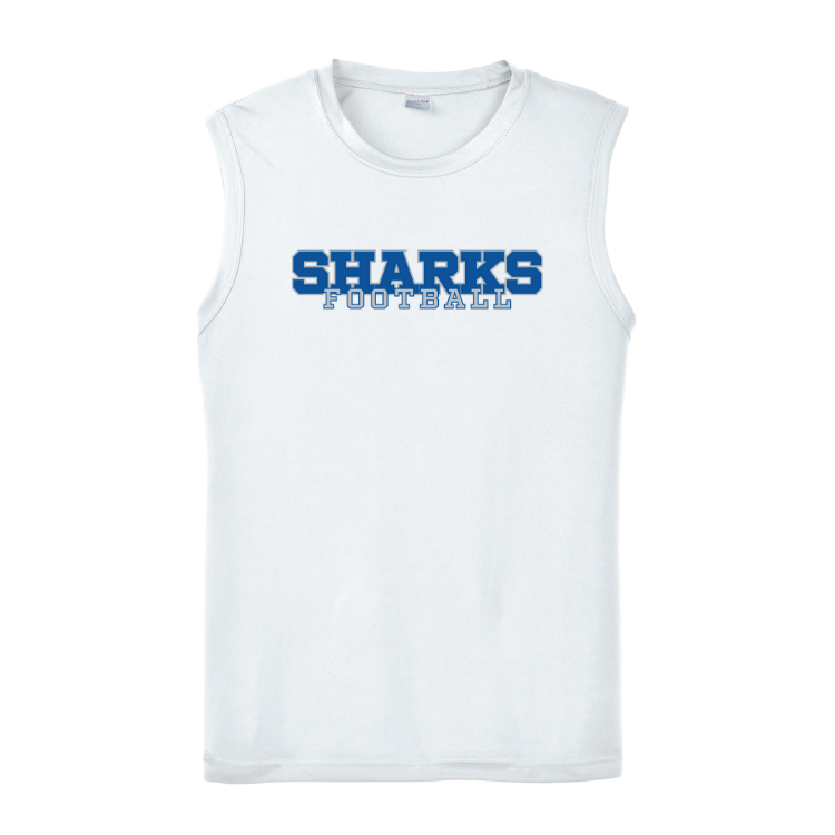SciCoh Football and Cheer - Men’s Performance Tank - White (ST352)