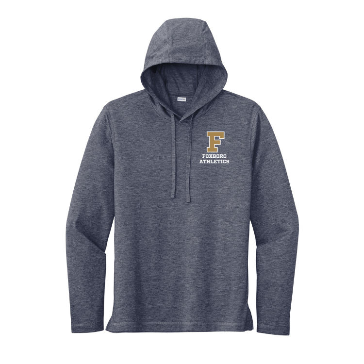 Camiseta unisex con capucha de mezcla triple para personal de eventos de la escuela secundaria Foxboro (ST406)