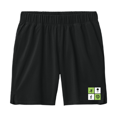 Angle Tree Trotters - Pantalón corto Sport-Tek® Repeat de 18 cm para hombre (ST485)