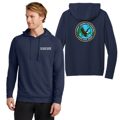 Estación Aérea de Cape Cod - Sudadera con capucha de forro polar Sport-Tek Flex (ST562)