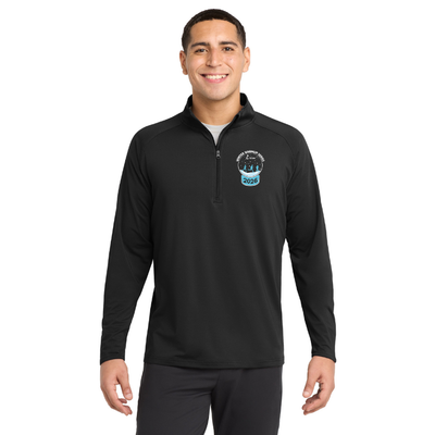 Suéter de invierno Crim Warm Up para hombre con cremallera de 1/4 (ST850)