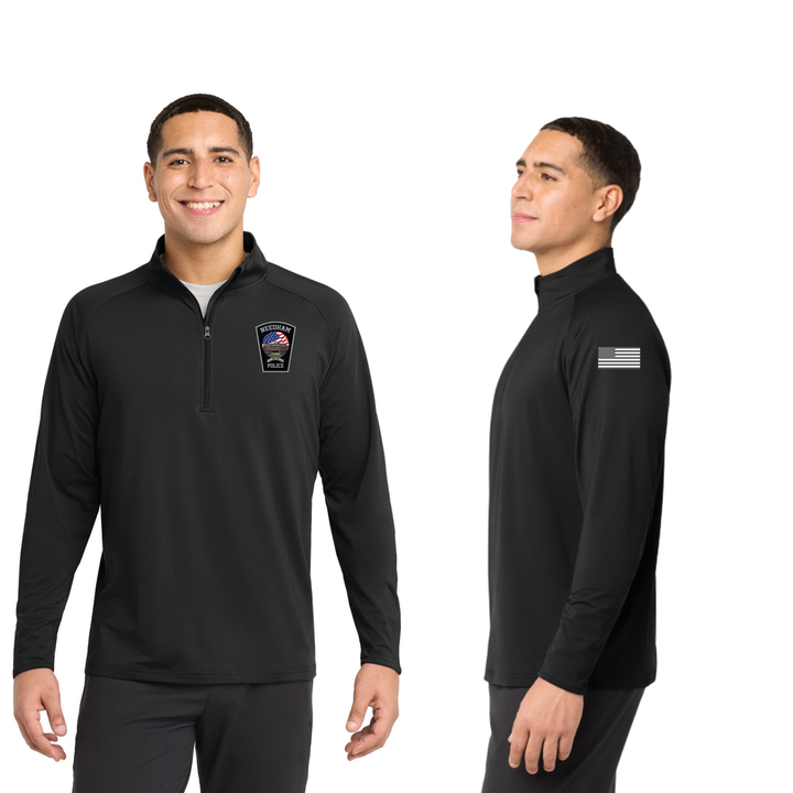 Needham Police - Men's 1/4 Zip-Pullover (ST850)