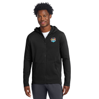 Crim - Bobby Challenge - Chaqueta con capucha y cremallera completa "Run In" para hombre (ST870)