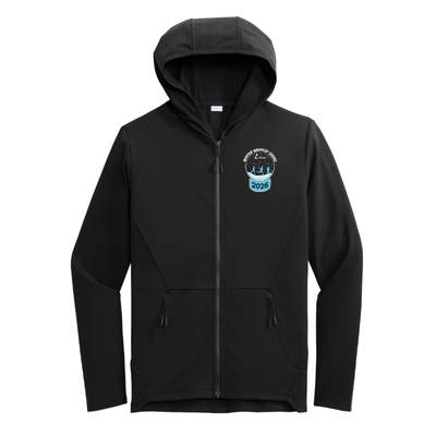Chaqueta de invierno Crim Warm Up "Run In" con capucha y cremallera completa para hombre