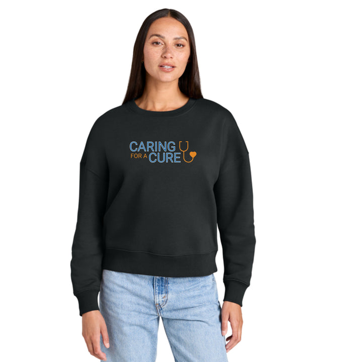 Caring for a Cure- Women’s Stella Alma Crewneck Sweatshirt (SXW036)
