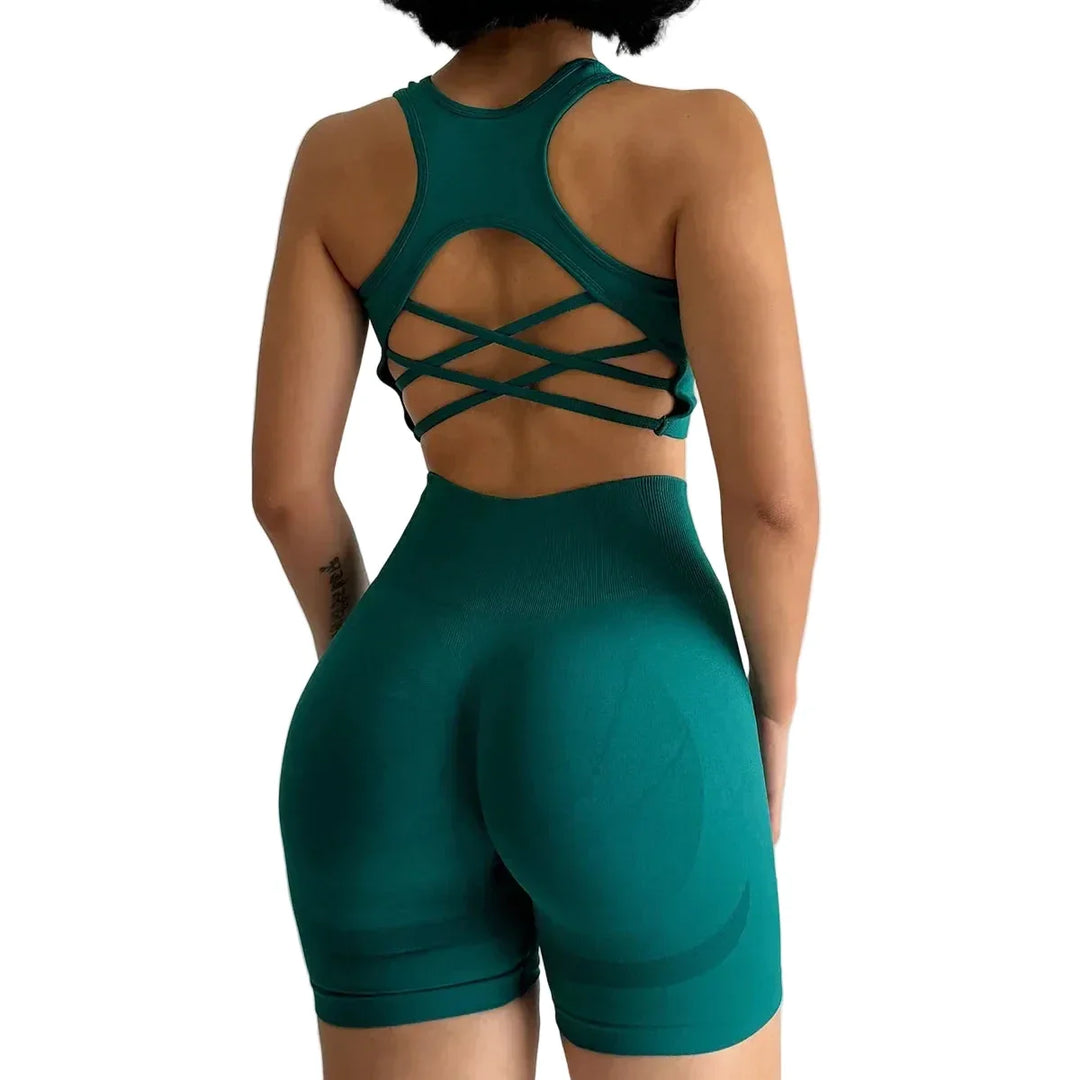 Women’s High-Waist Seamless Workout Set