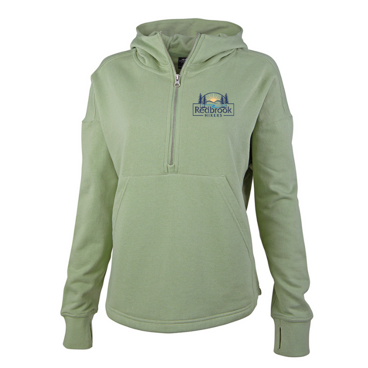 Sudadera con capucha con dobladillo festoneado Willow para mujer de Redbrook Hikers (5527)