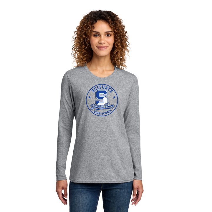 Scituate High School Dance Team- Women's Long Sleeve Core Cotton Tee (LPC54LS)