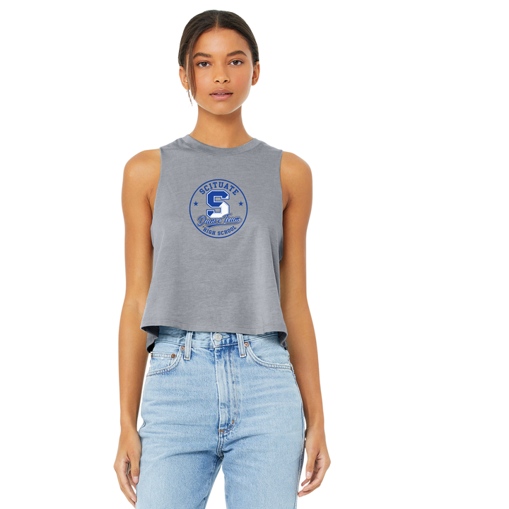 Scituate High School Dance Team - Women’s Racerback Cropped Tank (BC6682)