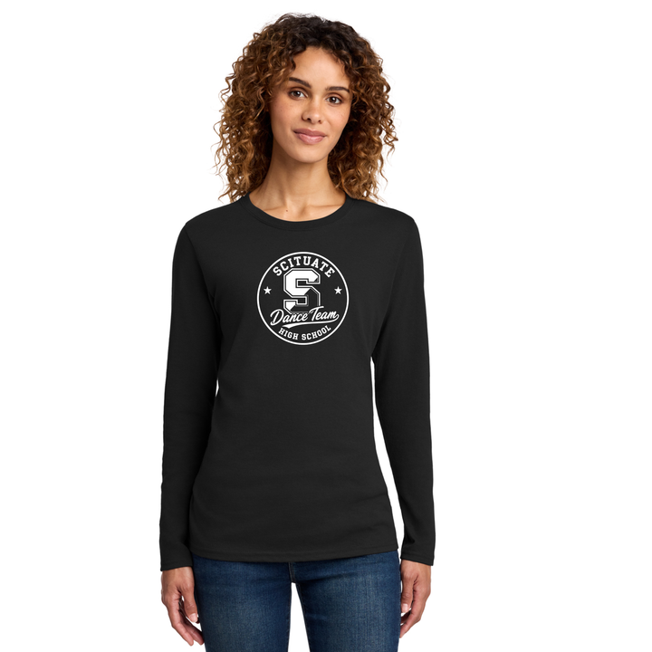 Scituate High School Dance Team- Women's Long Sleeve Core Cotton Tee (LPC54LS)