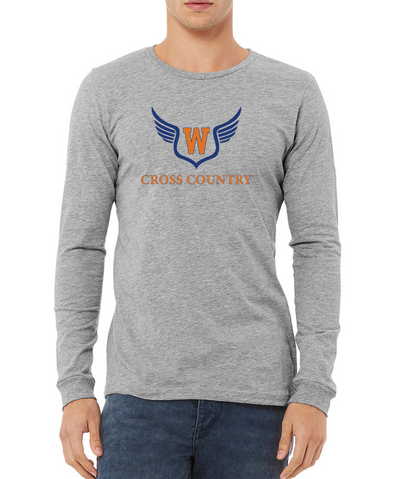 Camiseta unisex de manga larga para cross country Walpole (3501CVC)