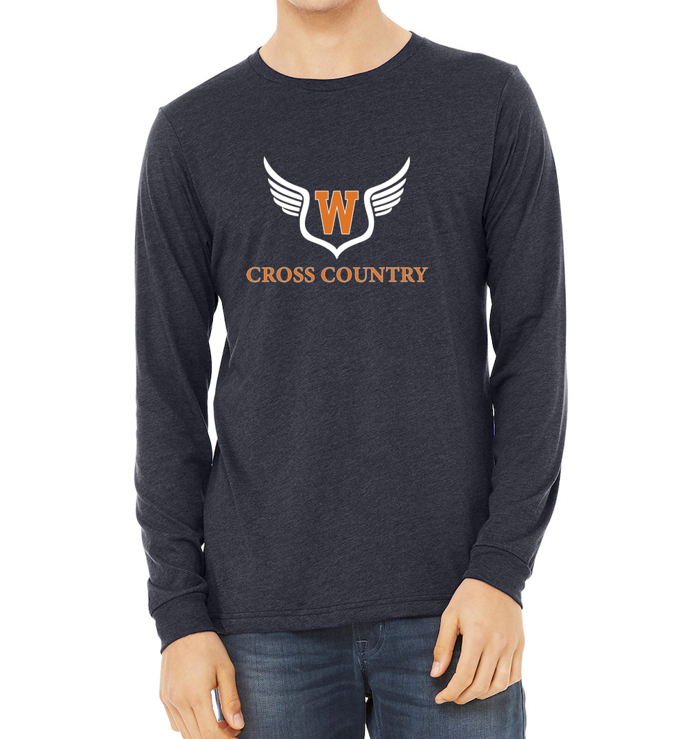 Camiseta unisex de manga larga para cross country Walpole (3501CVC)