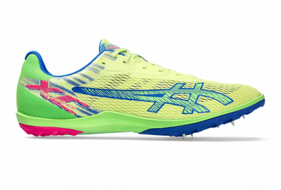 Zapatillas de clavos unisex Asics Resurgence XC - Verde gecko/negro (1093A181-750)