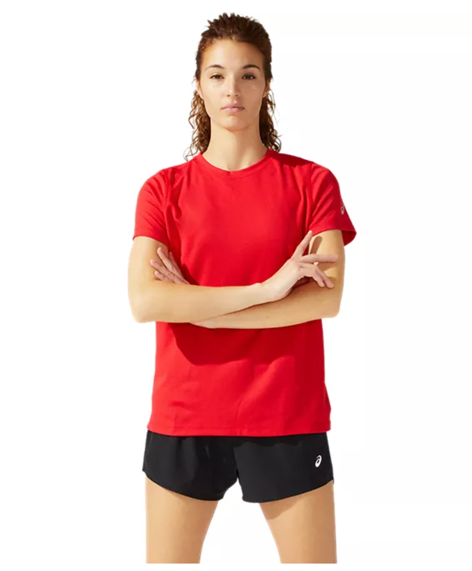 Camiseta de manga corta Ready Set de Asics para mujer (2012B469) 