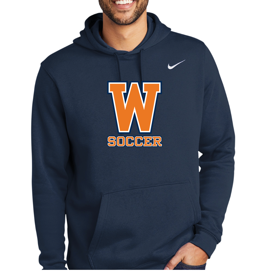 Walpole Boys Soccer Nike Club Fleece Pullover Hoodie CJ1611