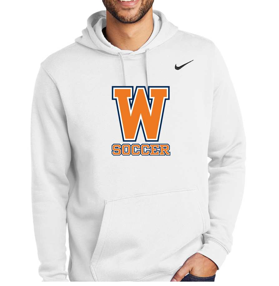 Walpole Boys Soccer Nike Club Fleece Pullover Hoodie (CJ1611