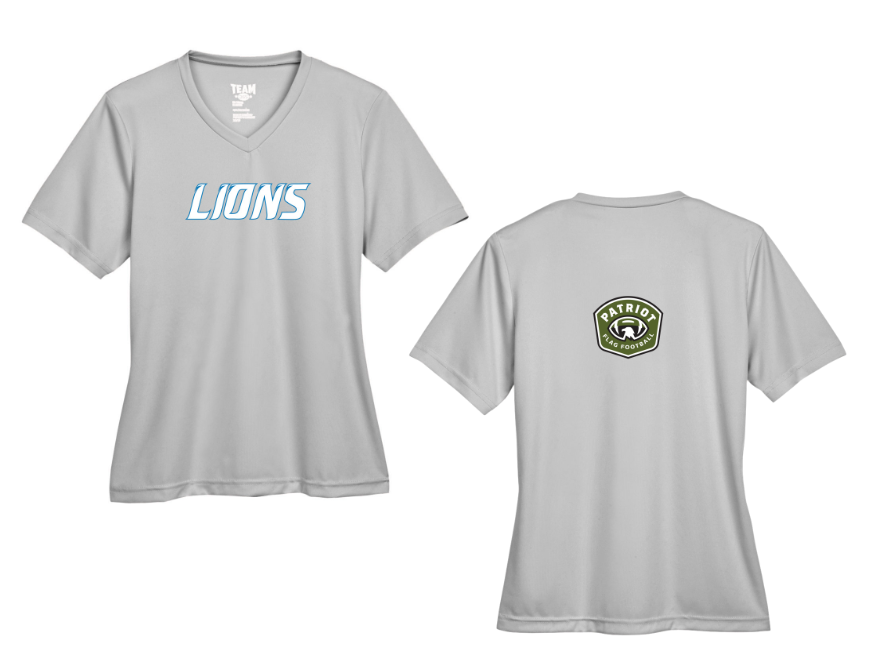 Flag Football Lions - Team 365 Ladies' Zone Performance T-Shirt (TT11W)