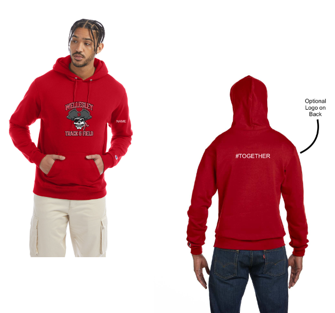 Sudadera con capucha y cremallera completa Champion Adult Powerblend® Track and Field 2023 - S700